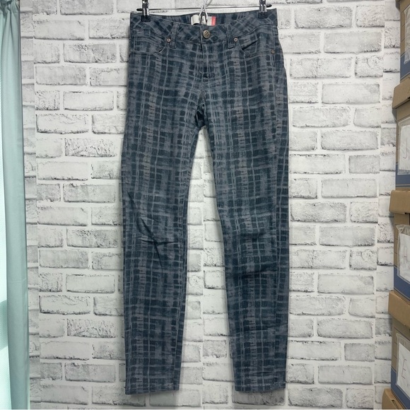 CAbi Grid Skinny Low Rise Jeans Style 3047 Size 2 - Picture 1 of 7